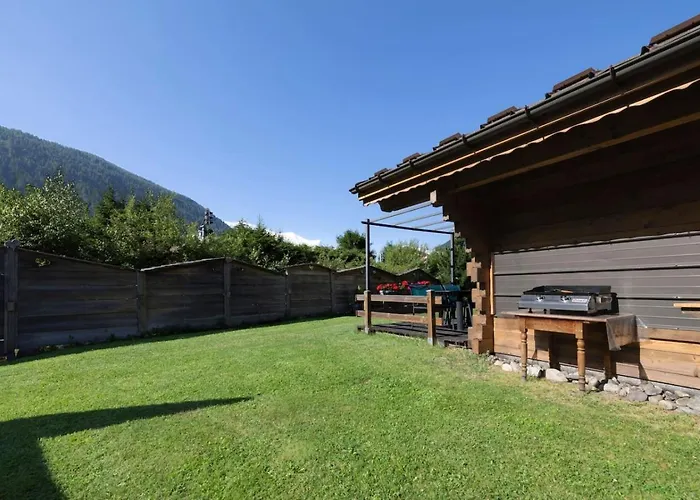 木屋 Tete Aux Vents - Familial Centre Vue Randos Parking 霞慕尼